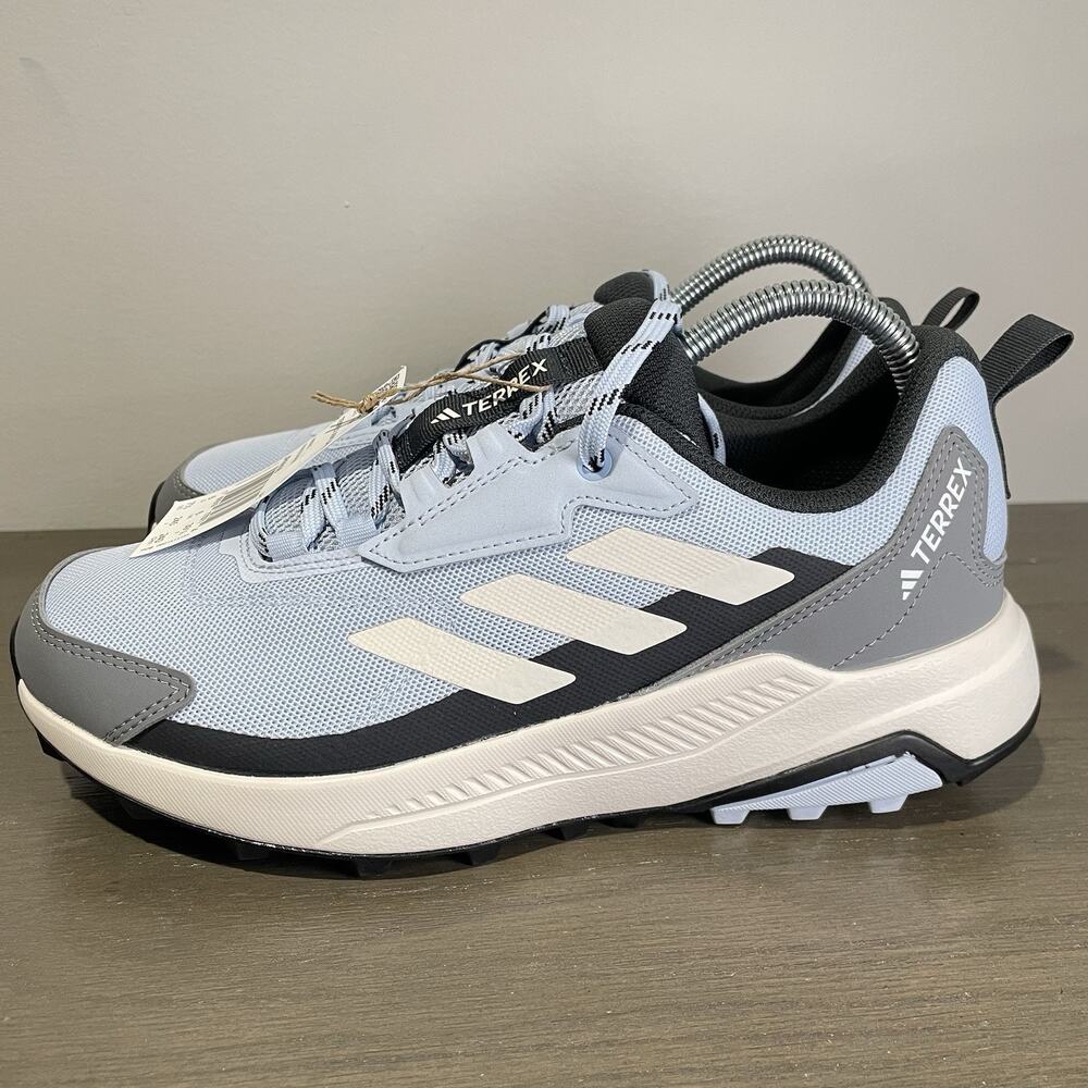 Adidas Womens Size 7.5 Hiking Shoes NEW Terrex Anylander Light Blue JR6606